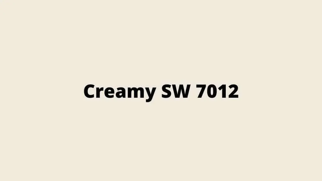 Cream and warm neutral paint swatches against an orange roof